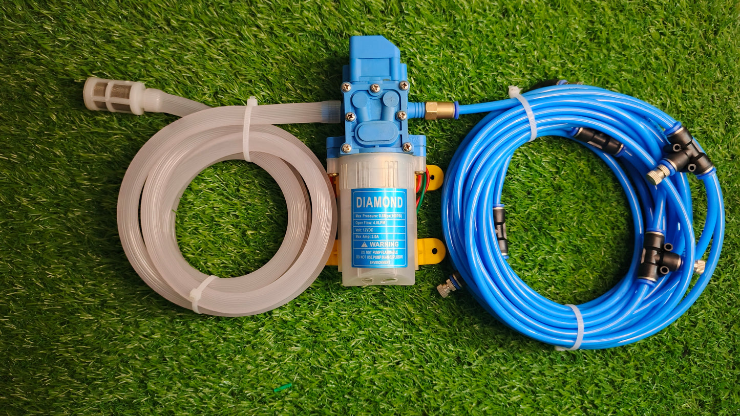 High-Pressure Mist Cooling System – 6 to 50 Nozzle Complete Kits
